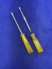 Porsche 911 912 Reversible Screwdrivers Yellow West Germany Tool Kit Chrom Vanad
