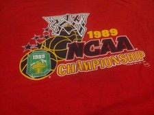 Michigan Wolverines, Basketball, 1989 NCAA Final Four, T-Shirt, Trench, XL