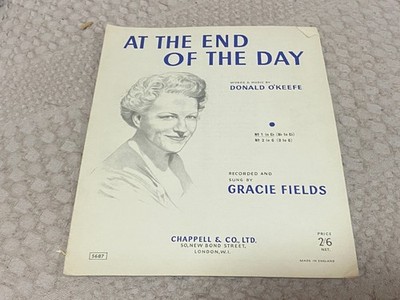 SMF34 NOTEN - GRACIE FIELDS : AM ENDE DES TAGES