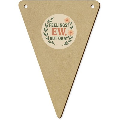 5 x 140 mm 'Feelings. EW, But Okay' Wimpel Wimpel/Fahnen (BN00089795)