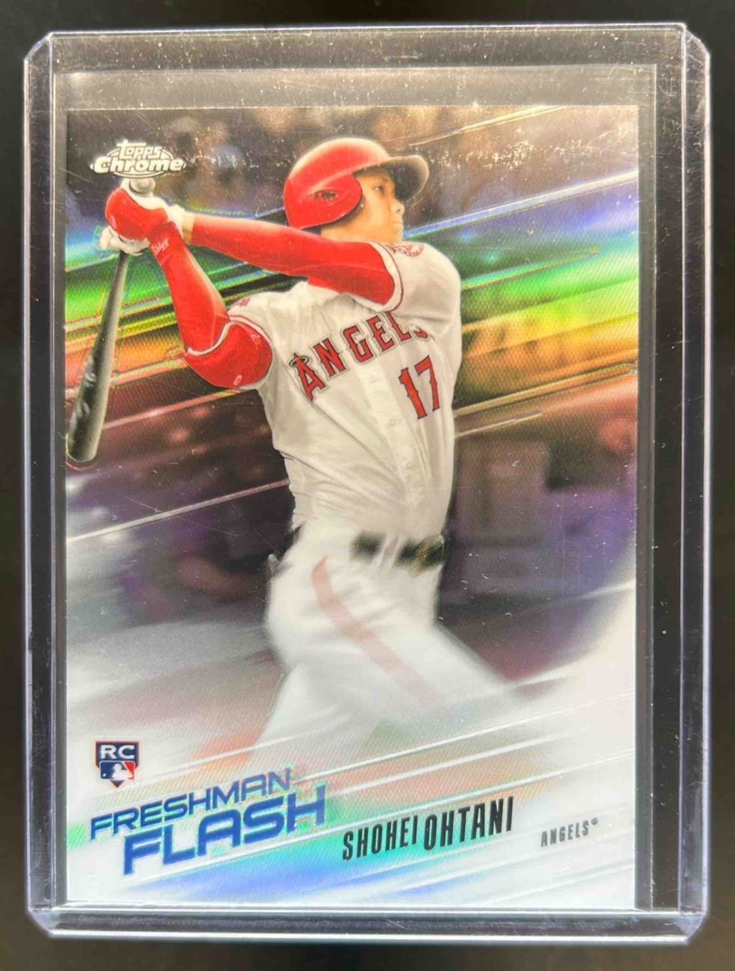 2018 Topps Chrome Shohei Ohtani Freshman Flash RC Rookie #FF-1 Angels