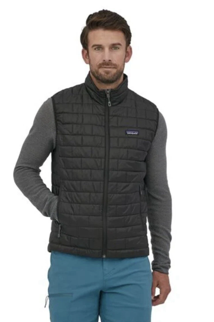 Patagonia Men's Nano Puff Vest Black Size Large Rare Kikori Whiskey Edition
Opens in a new window or