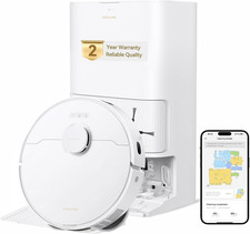 Govac 401 Robot Vacuum & Mop, 100-Day Self-Emptying, 13,000Pa Suction