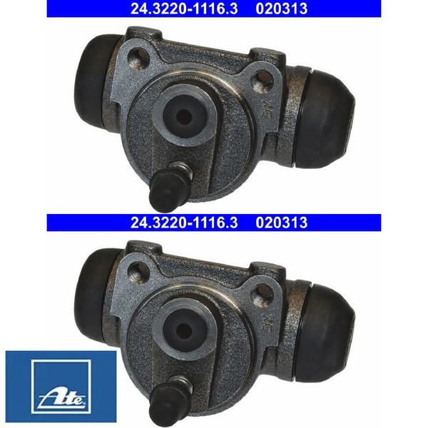 2X Radbremszylinder ATE 24.3220-1116.3 2 Bremszylinder Set Rechts Links-image