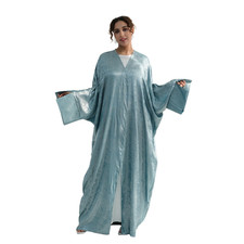 Muslim Women Open Cardigan Kimono Abaya Dubai Long Dress Ramadan Kaftan Islamic