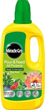Miracle-Gro Pour Quality And Feed Liquid Plant Food, 1l | Free Postage | 5.45 per litre
