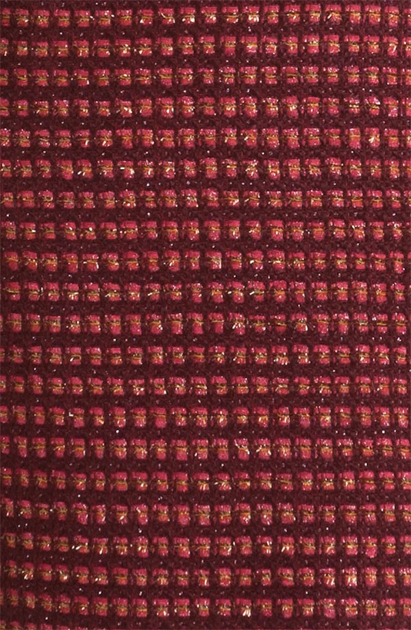 Abito tubino tweed senza maniche Tory Burch Victory prugna scura nuovo con etichette $425 6