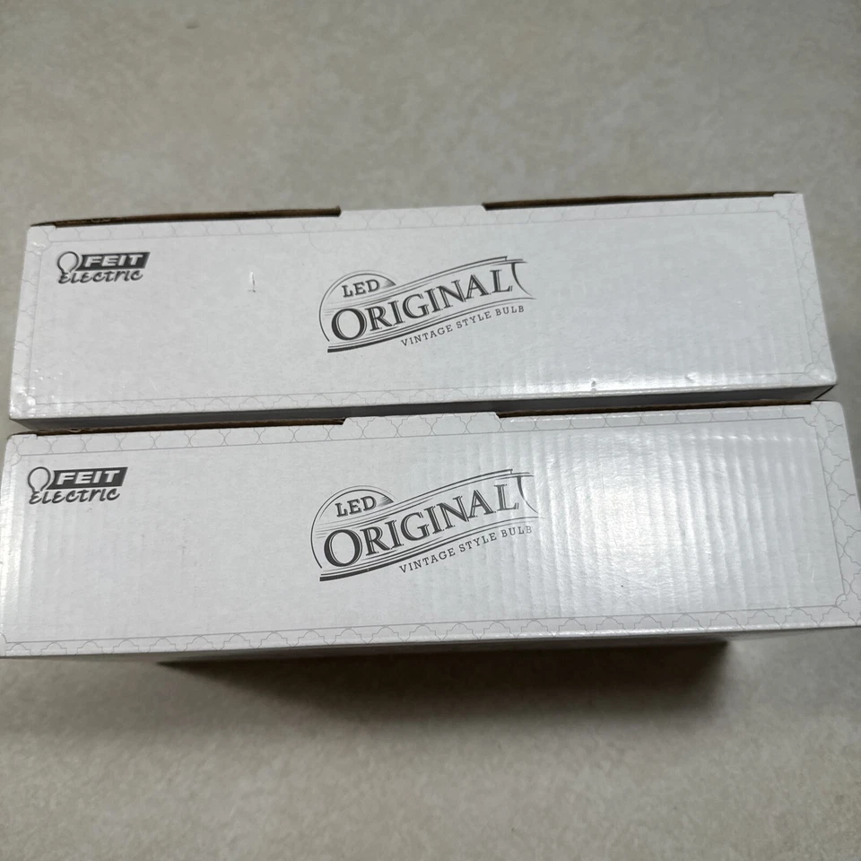 (2) 4 Packs Feit Electric ST19 4.6 Yr Filament LED Bulb Soft White 2700k 60 Watt - Image 2 of 4