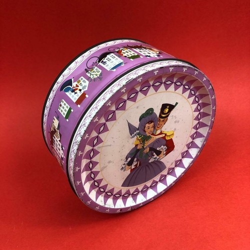 Vintage Quality Street Christmas Chocolates Medium Tin Container Box 1970s 1980s - Picture 2 of 6