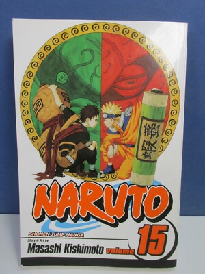 vol 15 NARUTO graphic novel COMIC BOOK MANGA paperback MASASHI KISHIMOTO