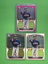 2023 Topps Bowman Dayan Frias 1st Bowman #BP-26 Fuchsia /299 Cleveland Guardians