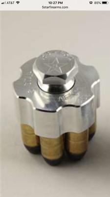 Billet Aluminium Speed Loader 6 Shots 44 Magnum.