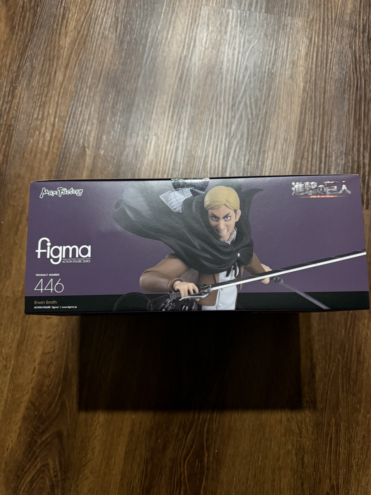 Max Factory Attack On Titan Erwin Smith Figma Action Figure With Horse & Accessories