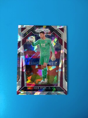 2020-21 Panini Prizm Silver Cracked Ice Nick Pope 11/23 Burnley
