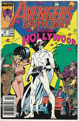   AVENGERS SPOTLIGHT Vol.1 #23 The Vision..., Marvel 1989 US-COMICHEFT TOP Z1