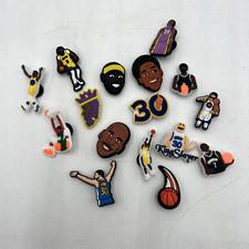 Basketball Shoe Charms Croc Charms lot of 16 Curry Lebron
