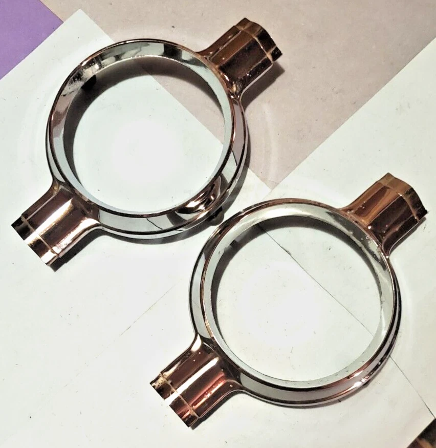 Chrysler 300F y 300G 1960-61 medallones laterales piezas cromadas Foto 2 de 3