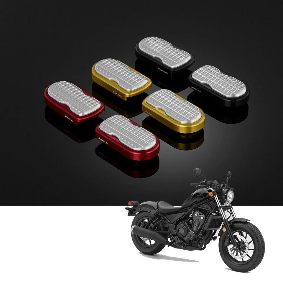 Reposapiés delanteros aluminio CNC Trim Bikers para Honda Rebel 500 2017-2019 Foto 4 de 4