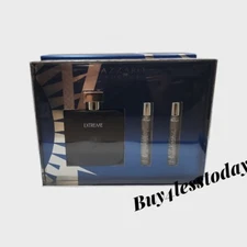 Azzaro Chrome Extreme 3 Pc Gift Set 3.4 oz EDP + 2 (7.5 ml) travel spray bottles