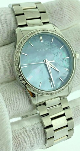 Gucci YA126458 G-Timeless Blue Mother 