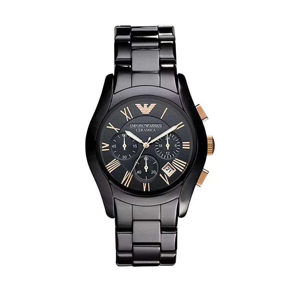 Brand New Emporio Armani AR1410 Men s Ceramica Chronograph Watch