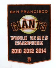 NEW 5 x 7" San Francisco Giants Dynasty Banner Iron on Patch Free Shipping
