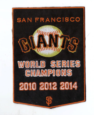 NEW 5 x 7'' San Francisco Giants Dynasty Banner Iron on Patch Free Shipping