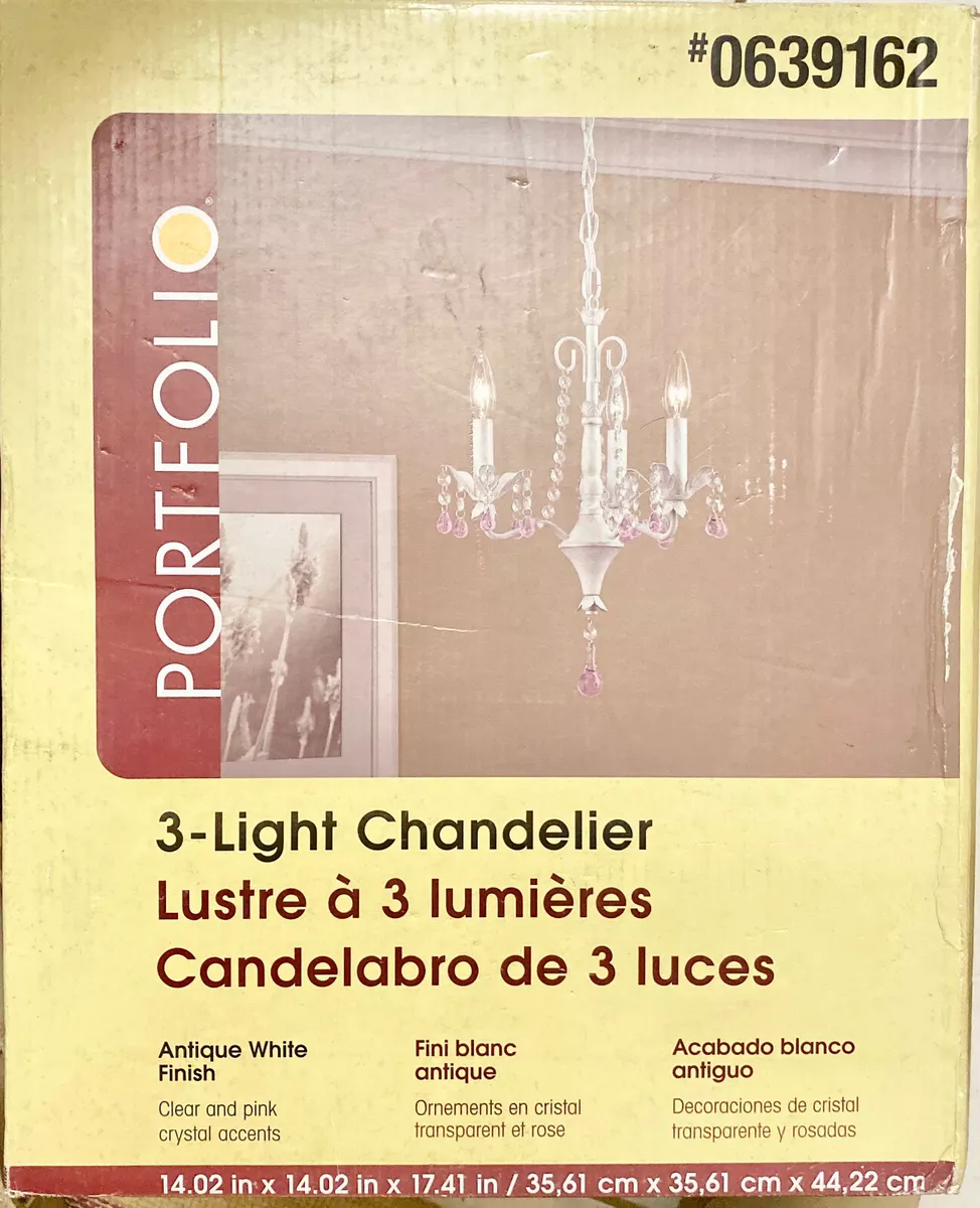 Portfolio 3 light chandelier deals