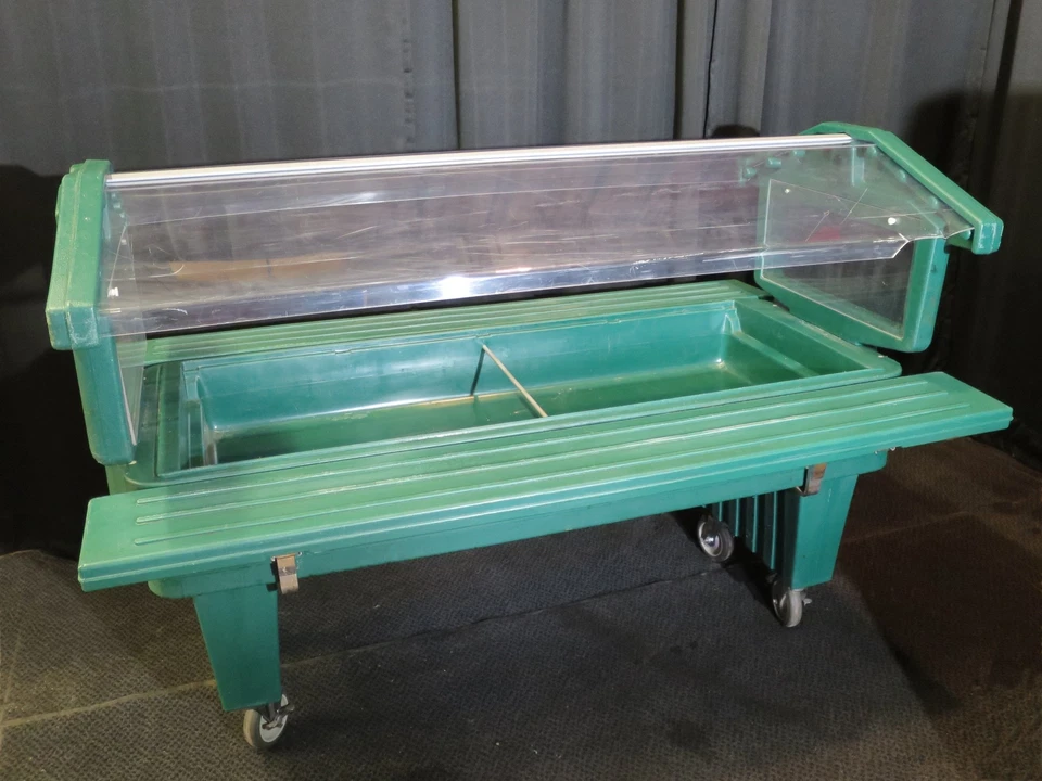 #2 Barra de comida fría Cambro barra de comida para niños 5BBRSL (baja altura) Foto 2 de 4