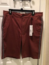 Z.A.K. Men's Casual Brick Red Shorts NWT