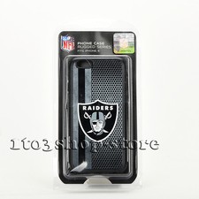 iPhone 6 iPhone 6s NFL Oakland Raiders Black & Silver Hard Shell Case Snap Cover