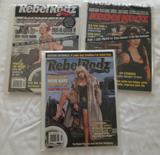 REBEL RODZ magazine lot Dec 2008, Feb 2009, Feb 2012  Rat Rods, Pin-Up Tattoos 