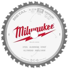 Milwaukee 48-40-4225 6-7/8" 36T Metal Cutting Circular Saw Blade, 20 mm Arbor