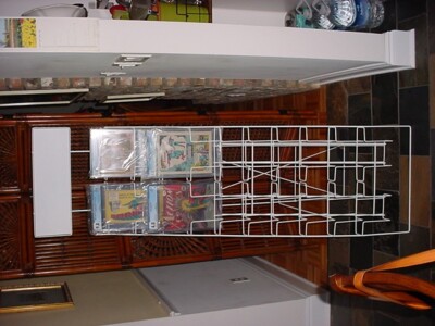 5' tall 20 pocket COMIC BOOK RACK holds Golden Age CGC books! PICKUP ...