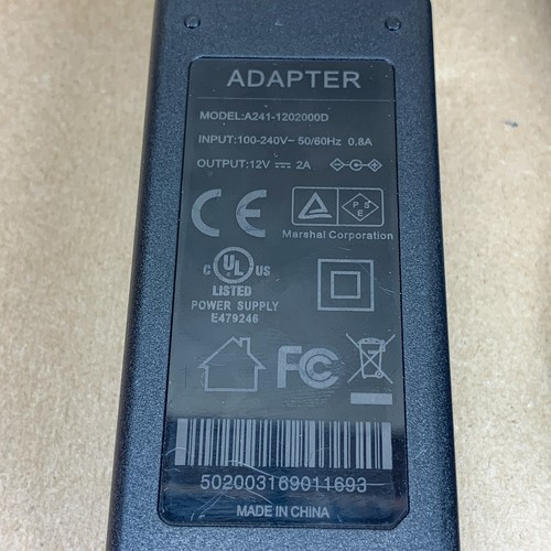 A241-1202000D Chuwi 12V 2A AC Adapter Charging Cord Replacement Part - Picture 2 of 9