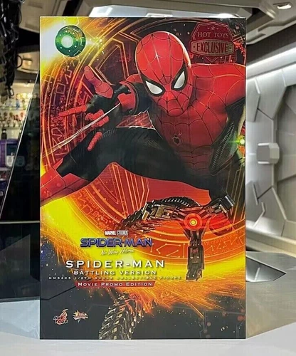 Nuevo Hot Toys MMS625 NO WAY HOME 1/6 SPIDER-MAN VERSIÓN DE BATALLA PELÍCULA en stock