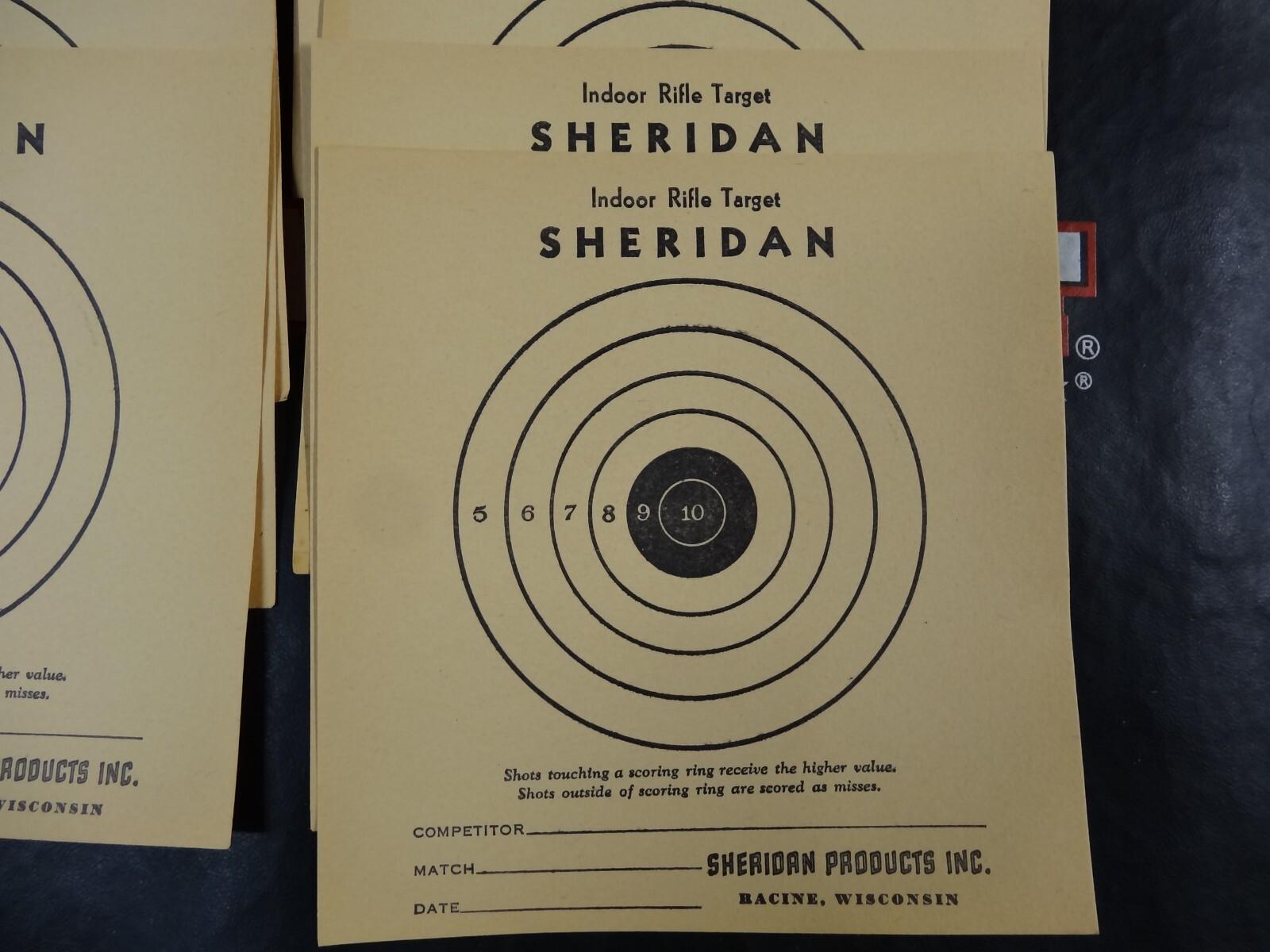 Lot of 10 Vintage Sheridan Air Rifle Indoor Targets eBay