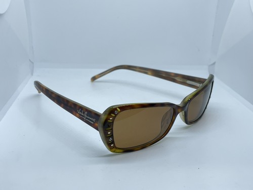 Lulu Guinness L414 TOR ~ Women's Tortoise Cat Eye Polarized Sunglasses 53-17 140