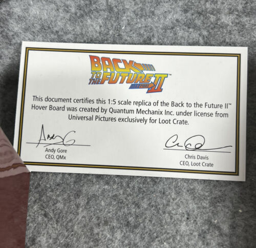 Back to the Future II Mini Hoverboard Replica Officially Licensed Merch NEW - Picture 4 of 5