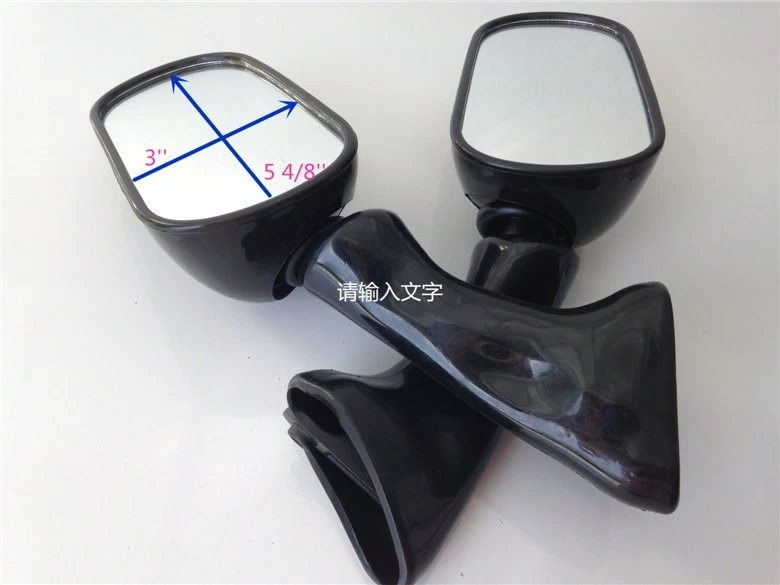 Espejos retrovisores de carreras negros para Honda CBR 600 F2 F3 1991-1998/1993-1997 Honda CBR900RR Foto 4 de 4