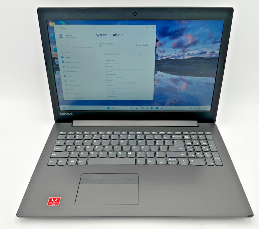 Lenovo ideaPad 3 15.6'' (2.50GHz, AMD Ryzen 3 2200U Radeon, 8GB