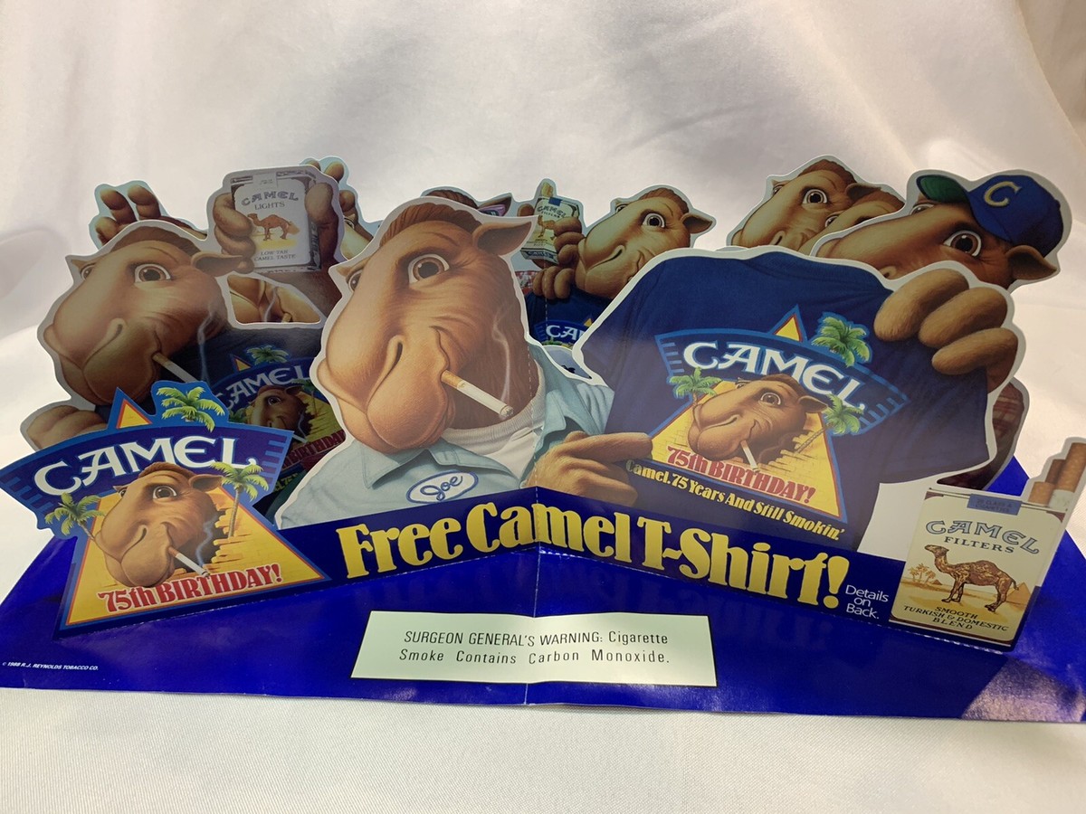 【新品未開封】OLD MOUNTAIN ZUTABUKURO (CAMEL) Joe Camel Popup 75th Birthday Ads, Party With The Wild Pack