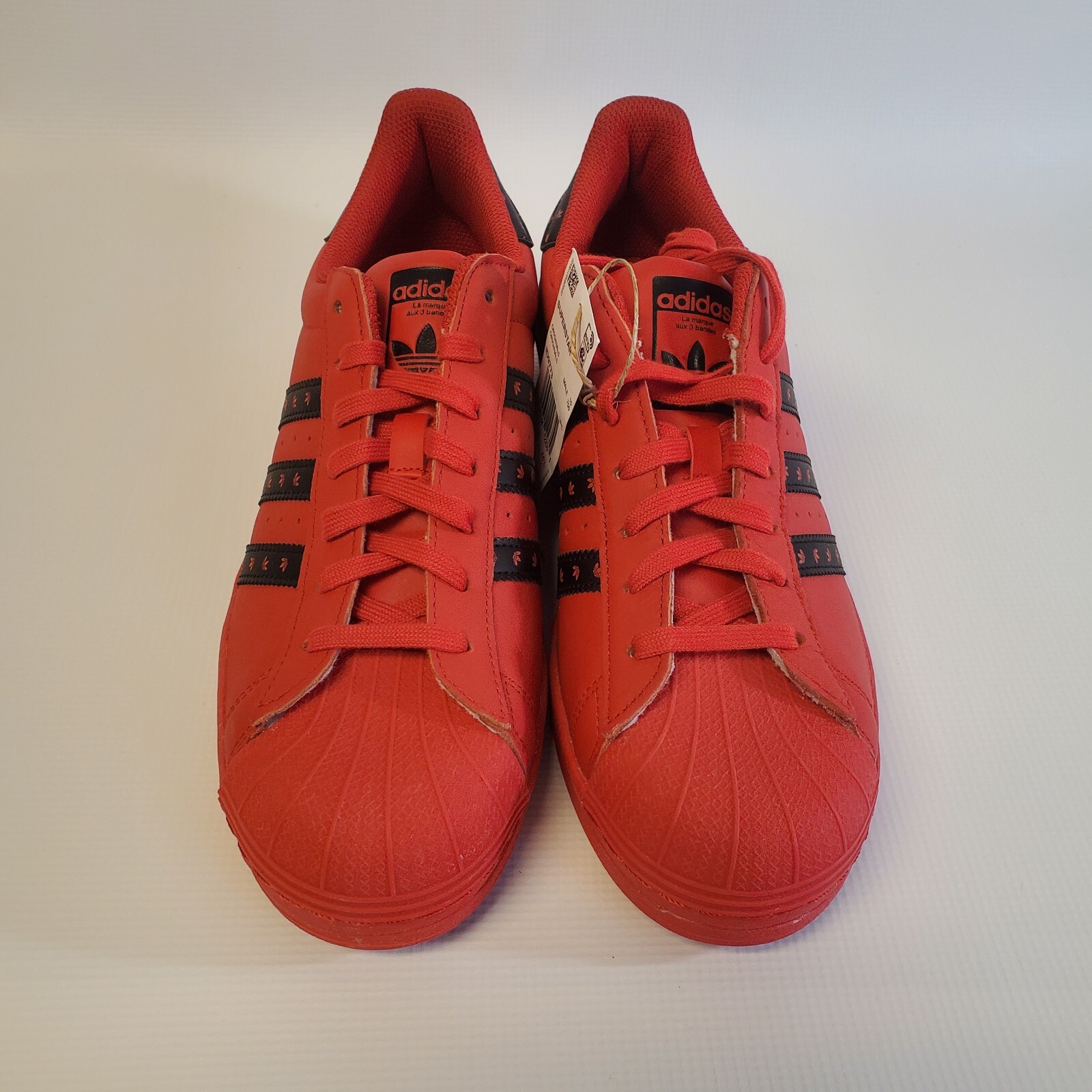 Adidas Superstar Scarlet Core Black – ID9773 – US Mens Sizes 10.5 