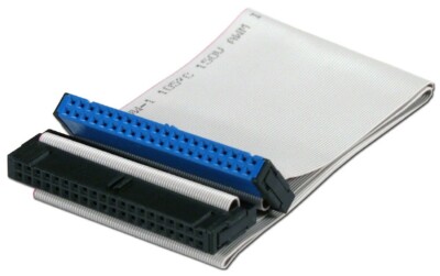 IDE Cable ATA Flat Ribbon 2.54-pitch 39-pin 80-wire 3-connector 