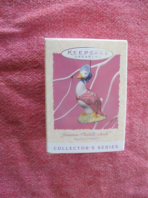 HALLMARK EASTER BEATRIX POTTER JEMIMA PUDDLE DUCK EASTER ORNAMENT - NEW