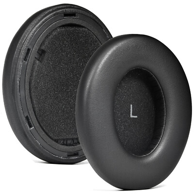 1 Pair Replacement Earpads For Sennheiser Momentum On-Ear Headphones - Black Flannel & Foam