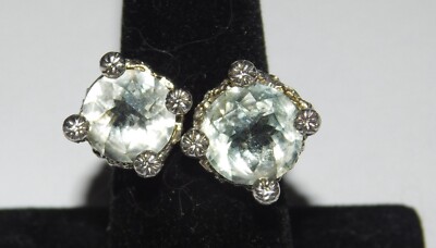 Adami & Martucci Sterling Silver Ring Size 7.5 Very Pretty Setting High Relief