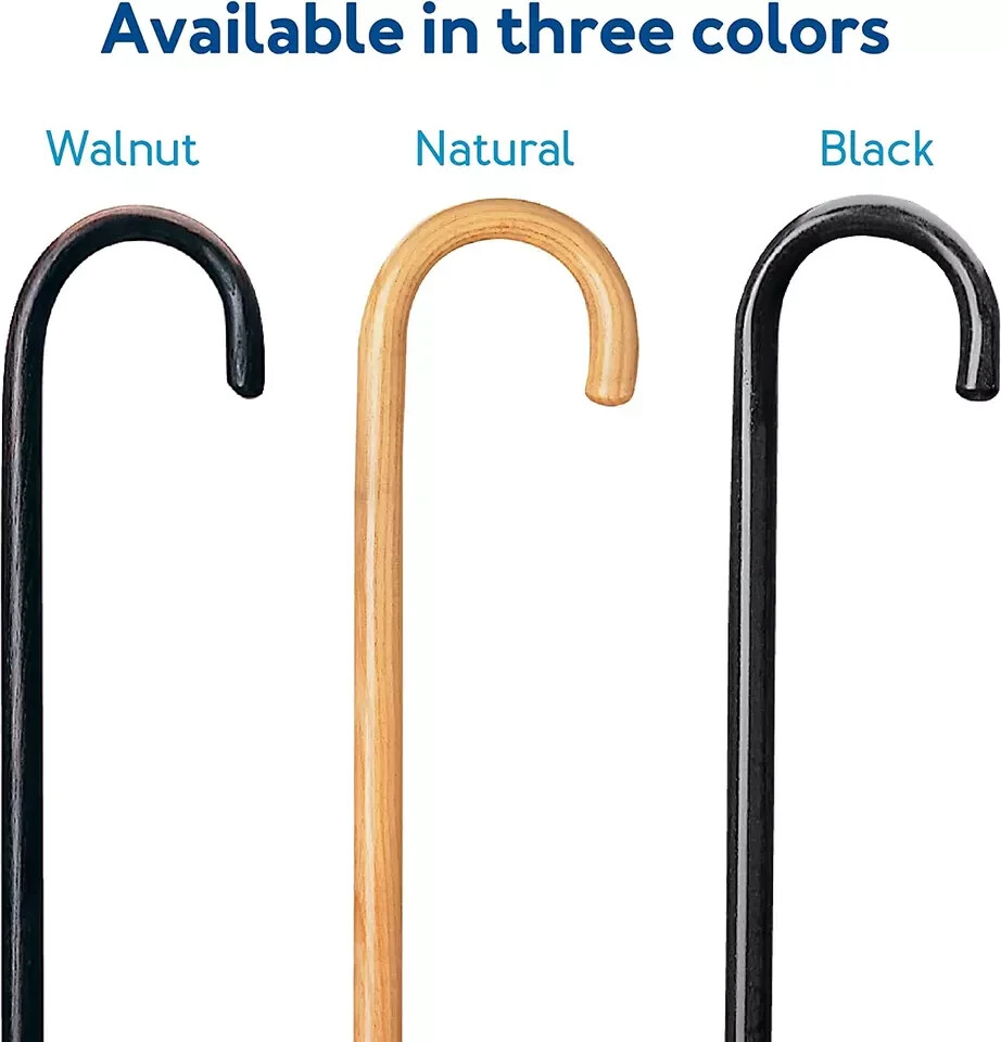 Wooden Walking Cane, Made with Solid Wood and Natural Ash Finish, For