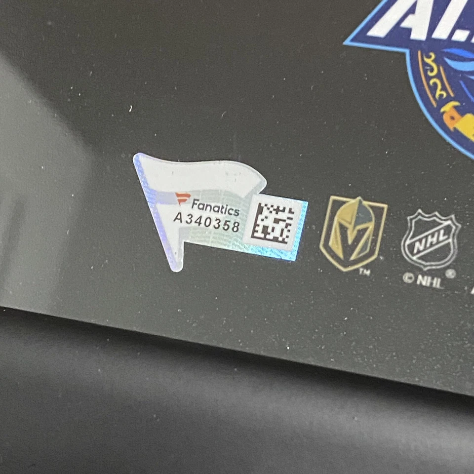 Marc-Andre Fleury James Neal Vegas Golden Knights Autograph 16x20 (Fanatics COA) - Image 3 of 4