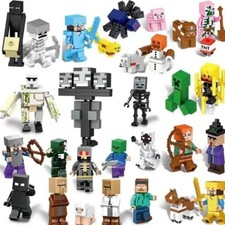 29X Minecraft Minifigurki Klocki Zestaw Figurki Zabawki Nowe Prezent